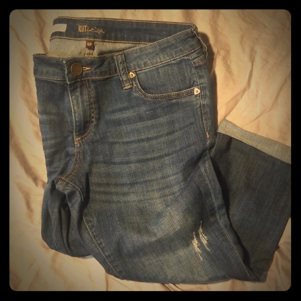 Kut from the Kloth Maggie Skinny Boyfriend 6P